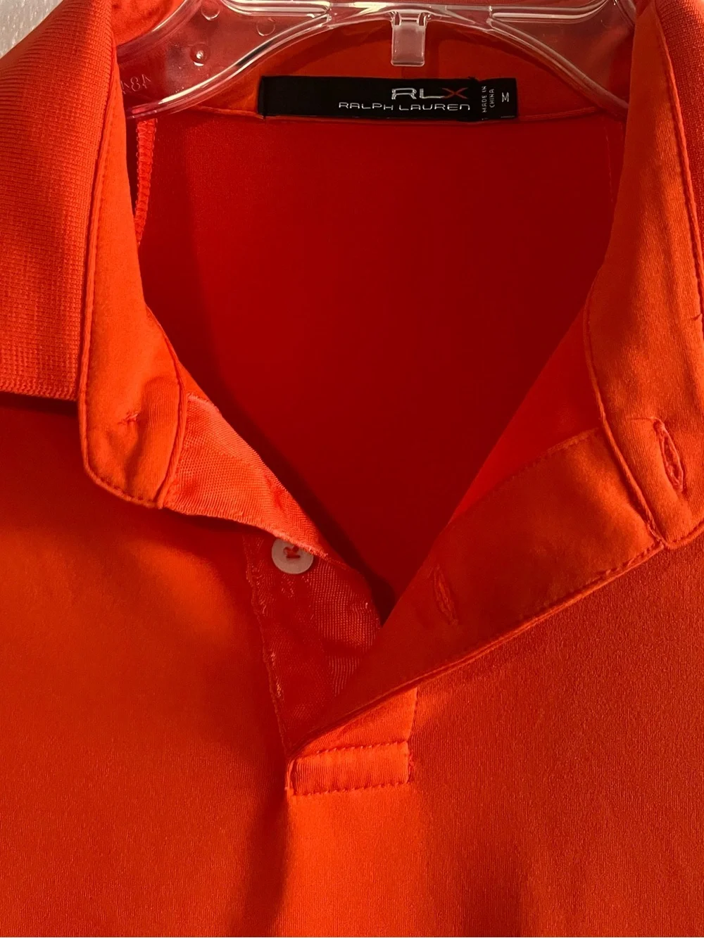 RLX Ralph Lauren Polo Shirt Orange Medium